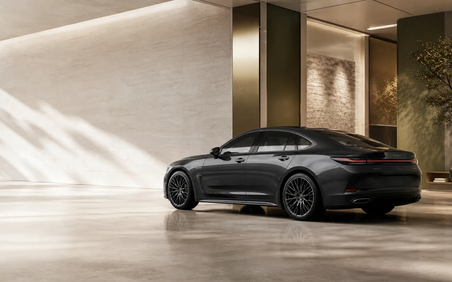 Modern Lida Cars showroom atmosferi